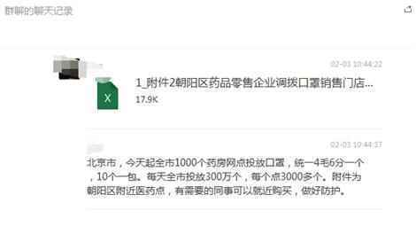 北京1000个药房每天投放300万个口罩？假的！ 