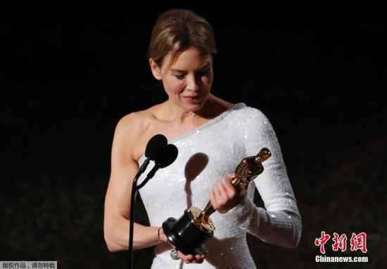 蕾妮·齐薇格再次获得奥斯卡奖，她凭借《朱迪》(Judy)获得最佳女主角奖。