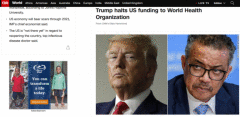外媒:特朗普宣布暂停对世卫组织的资金支持 外媒:特朗普宣布暂停对世卫组织的资金支持