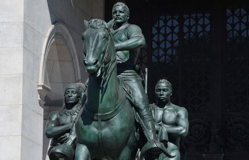西媒盘点被抗议浪潮吞没的雕像：哥伦布、罗斯福皆难逃“厄运”