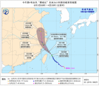 台风黑格比最新消息今天：2020年4号台风最新路径图更新