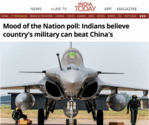 有多少印度人认为印度军队能战胜中国？结果有点震撼
