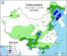 北方强降雨转移至东北 江南经历今年来最持久高温