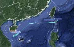 美军侦察机疑似伪装成马来西亚飞机 在海南与西沙群岛之间密集