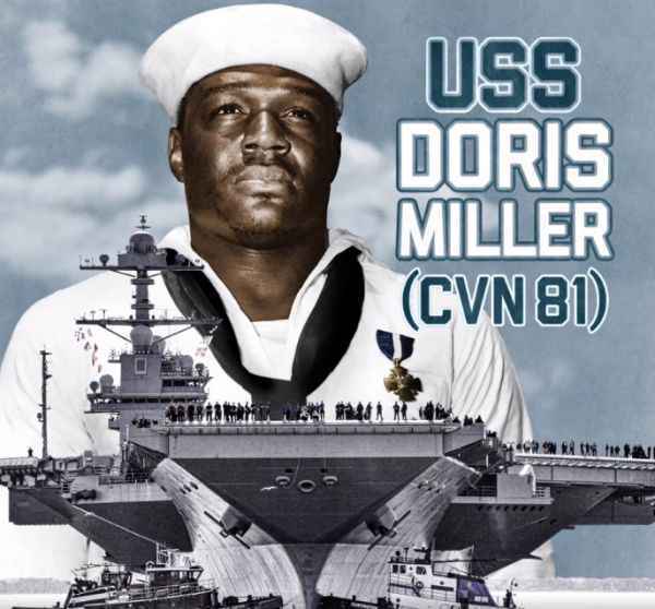 美军最新福特级航母以非裔人士命名 致敬“珍珠港英雄”