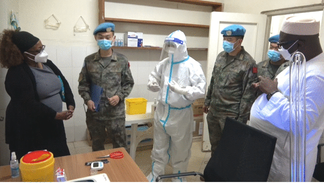 重任在肩！赴刚果（金）中国维和医疗分队首次受领联合国新冠病毒核酸检测任务