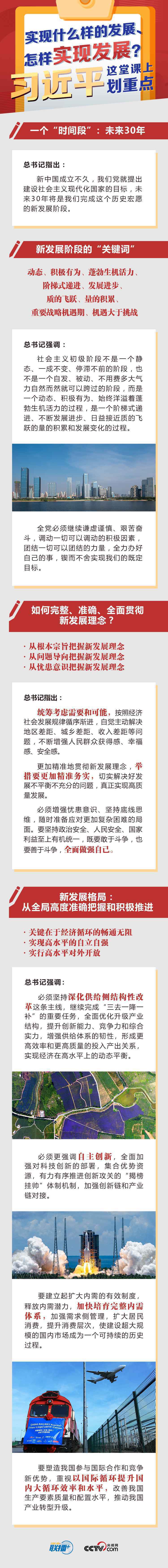 实现什么样的发展、怎样实现发展？习近平这堂课上划重点