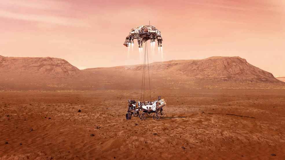 NASA“毅力号”登陆火星，传回首张火星照片！