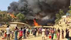 孟缅边境难民营发生大火 约5万人失去栖身之所