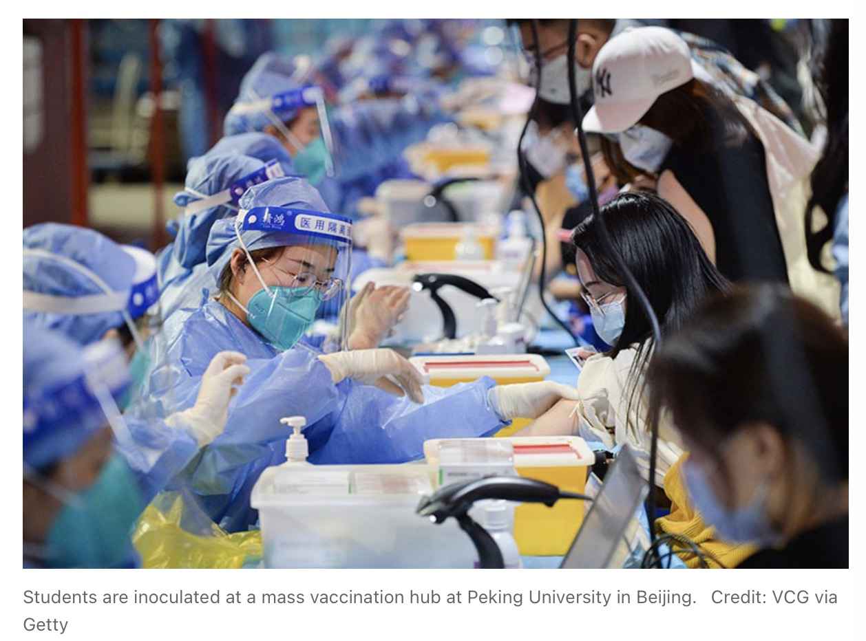 中国疫苗获批增强全球抗疫信心