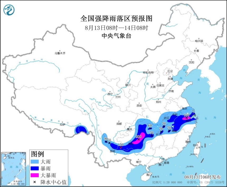  “持续 面广 点强” 长江中下游降水迎最强时段